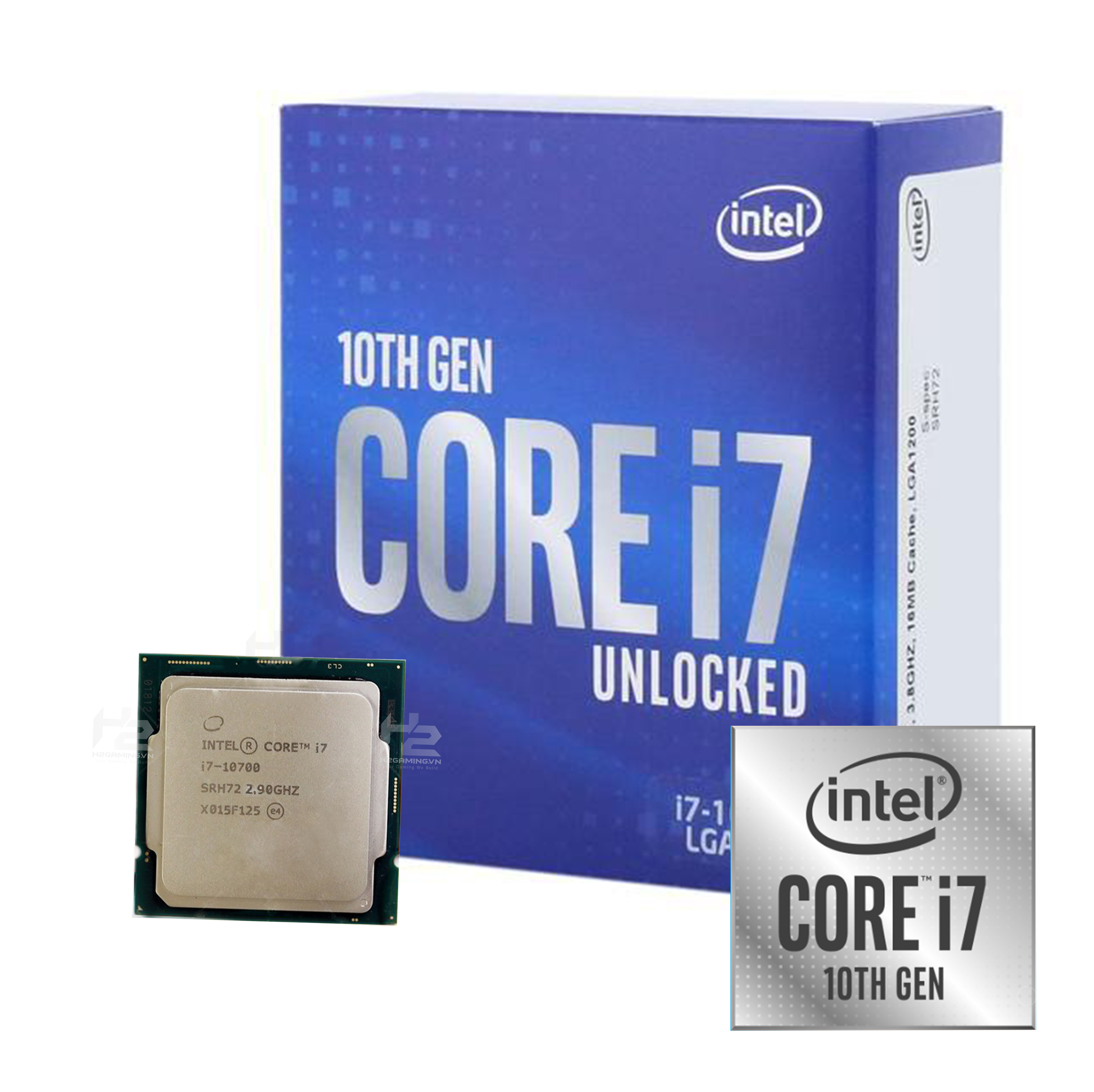 CPU I7-10700 Thế hệ 10 mới nhất 8 nhân 16 luồng vi sử lí
