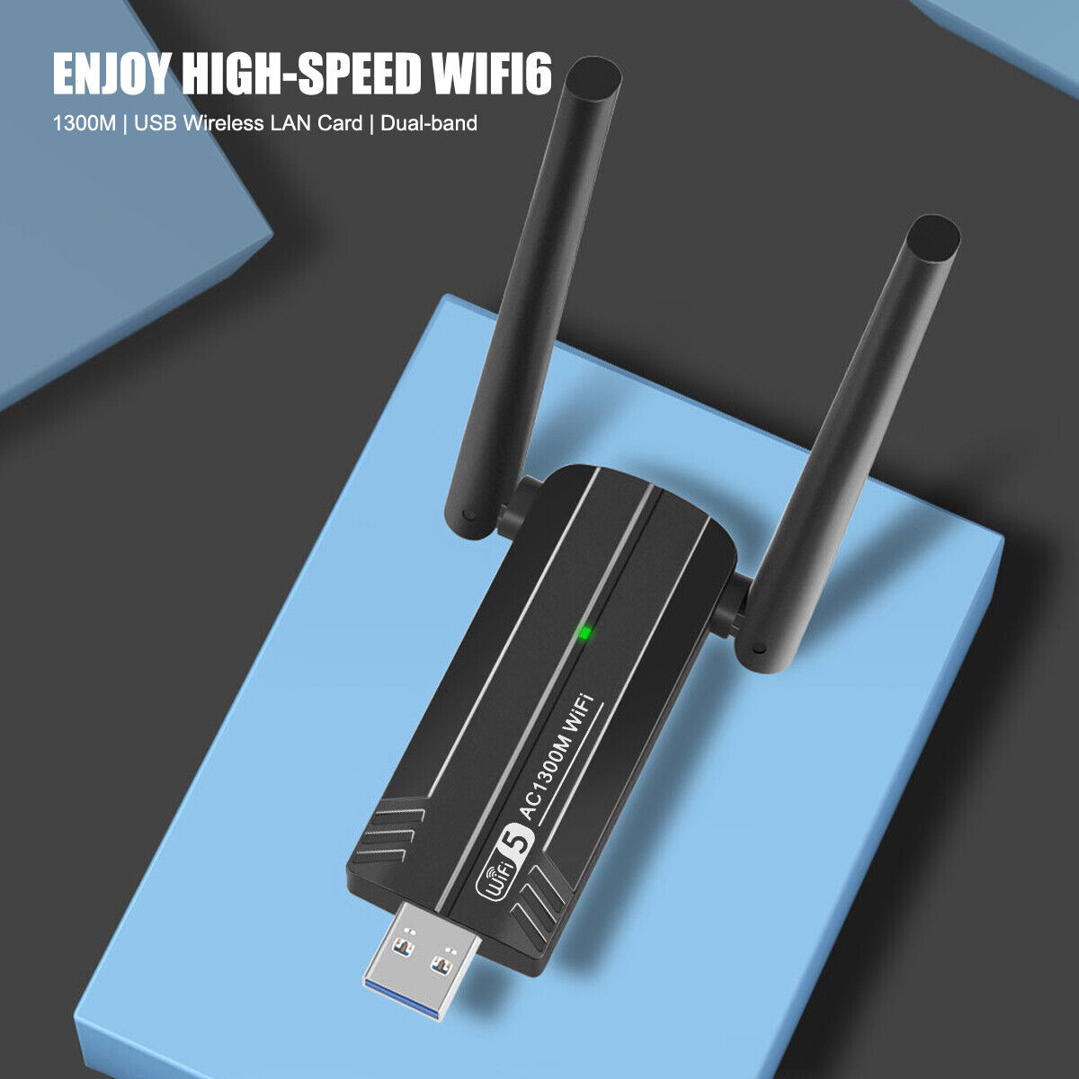 USB Wifi AC1300M 3.0/ 2.4Ghz/ 5Ghz