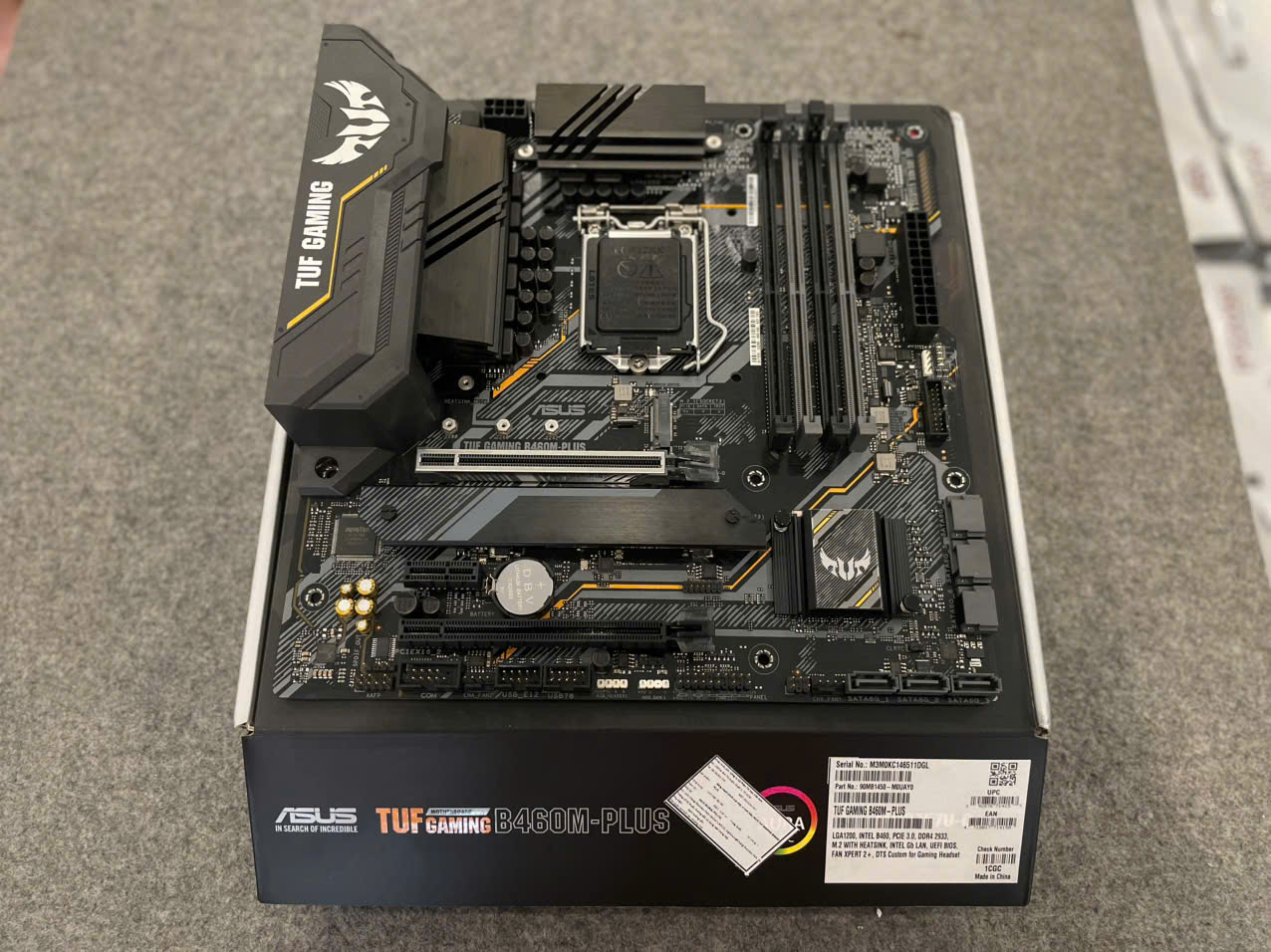 Main TUF GAMING B460M-PLUS ASUS Full Box