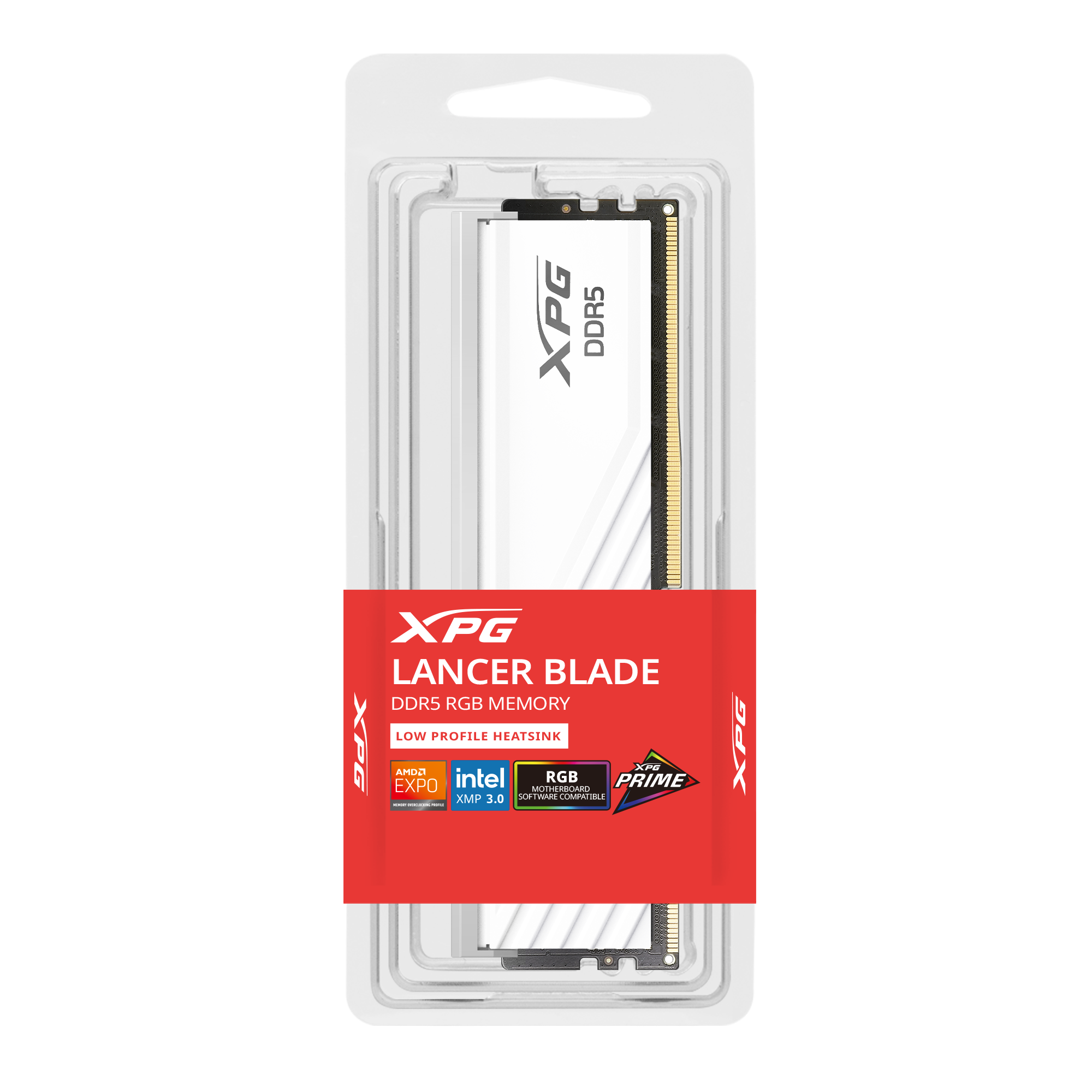 Cặp Ram 32GB XPG Lancer Blade RGB (16x2) - 6000Mhz DDR5 - White