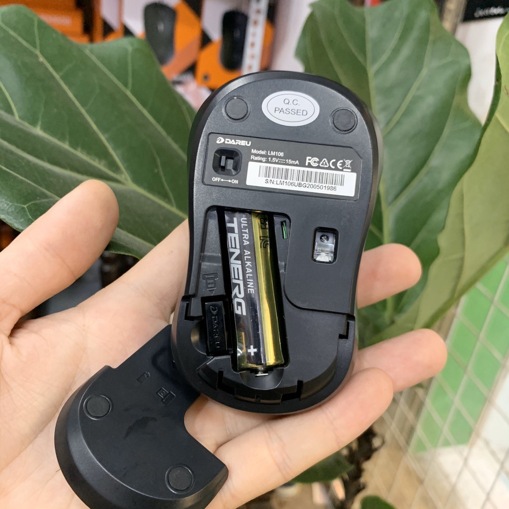 Chuột Không Dây Dare-U LM106G - Black
