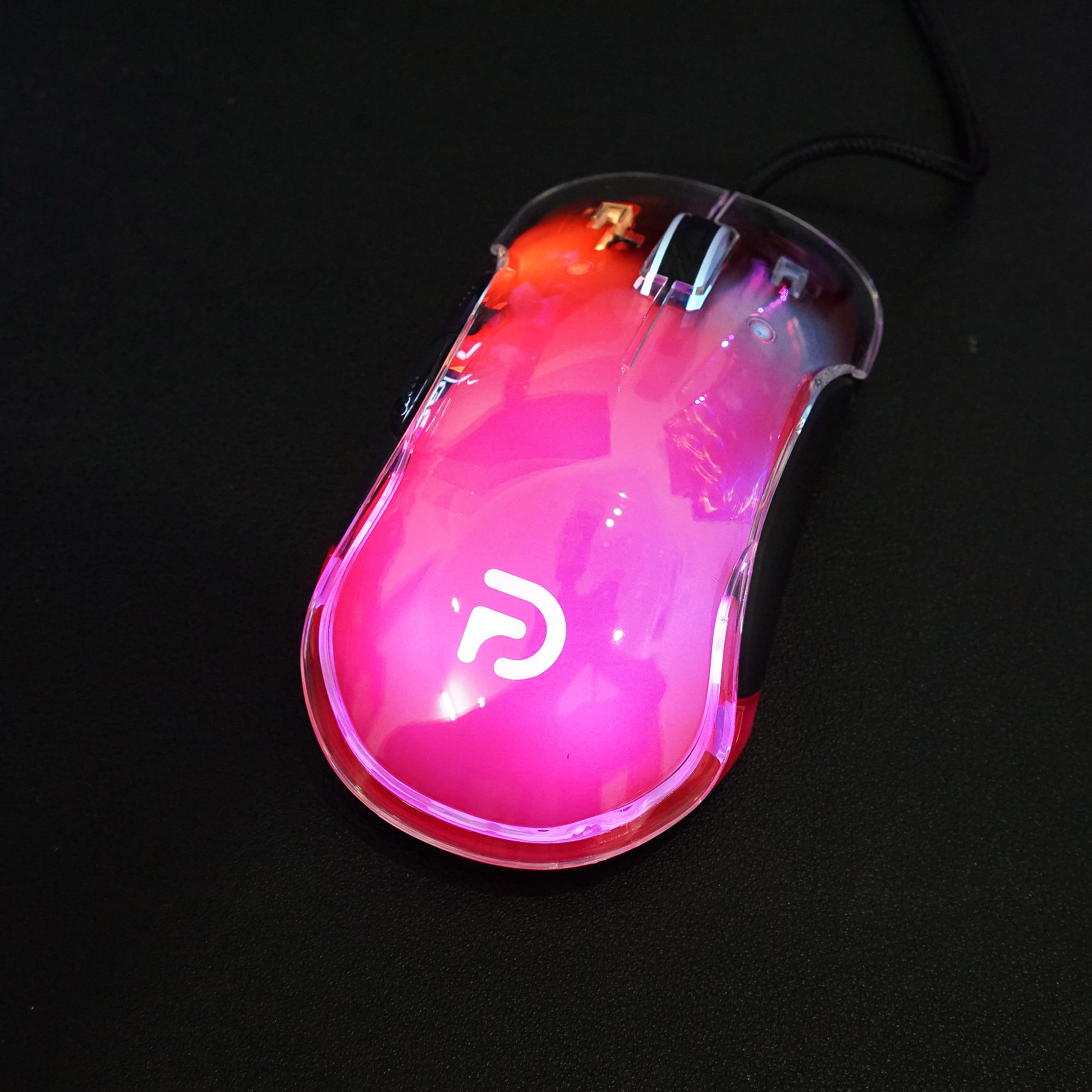 Chuột Gaming Có Dây G702 CRYSTAL Led RGB - RED