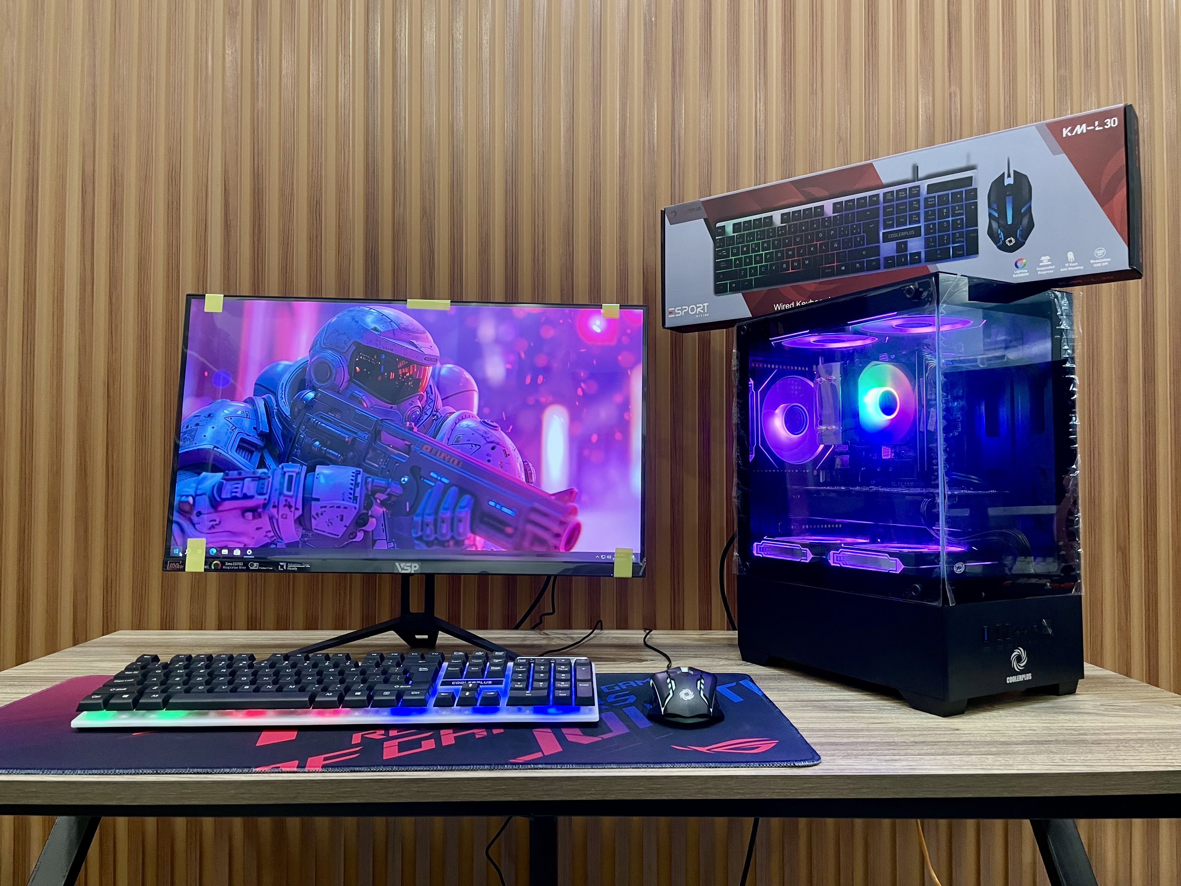 Bộ PC Gaming Đồ Họa _ I5-9400F / H310 / GTX 1060 / 16G / 256G / Màn 24" IPS 120Hz