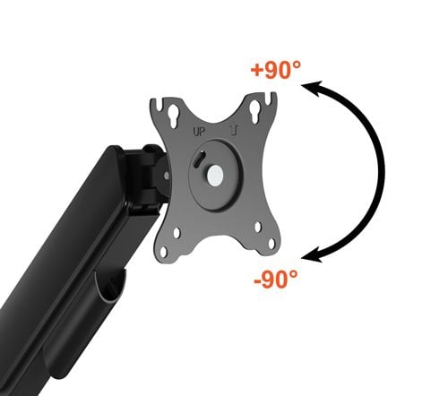 Giá treo màn hình Brateck LDT97 C012E - Đen | 17 - 32 inch