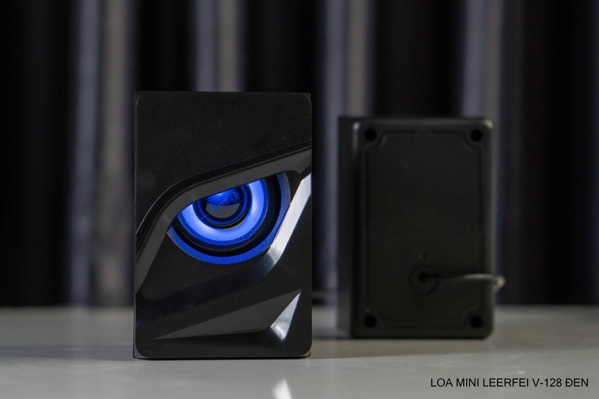 Loa Leerfei V-128 có dây - Đen