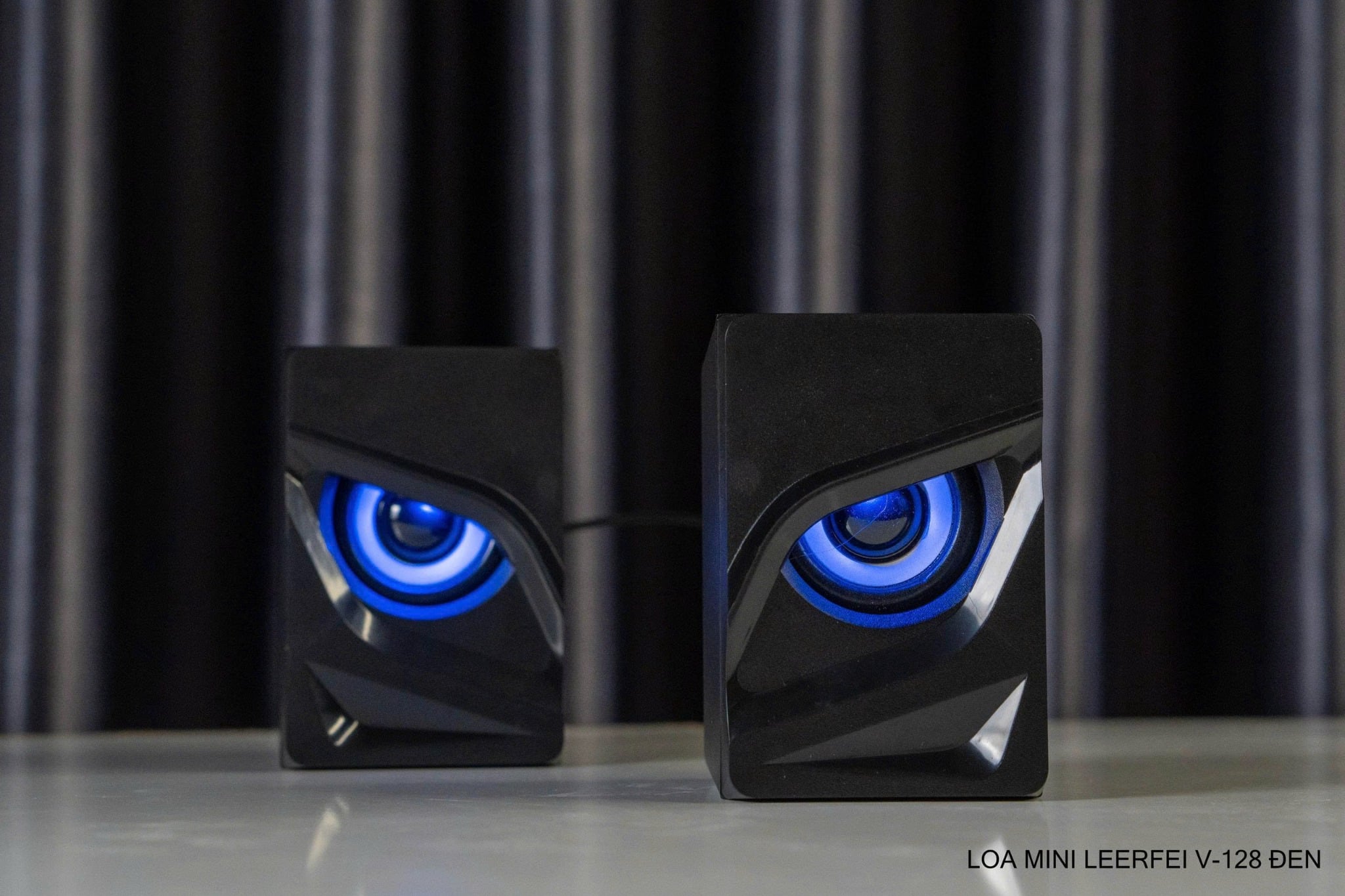 Loa Leerfei V-128 có dây - Đen