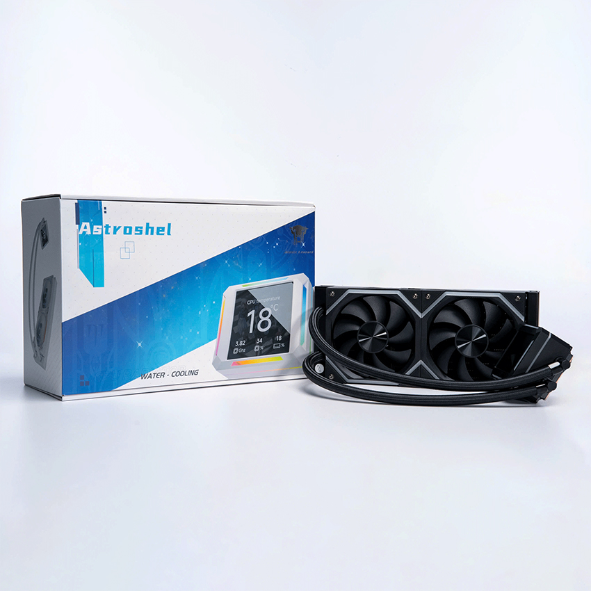 Tản nhiệt nước Leopard Astro Shell 240 ARGB Digital LCD - Black