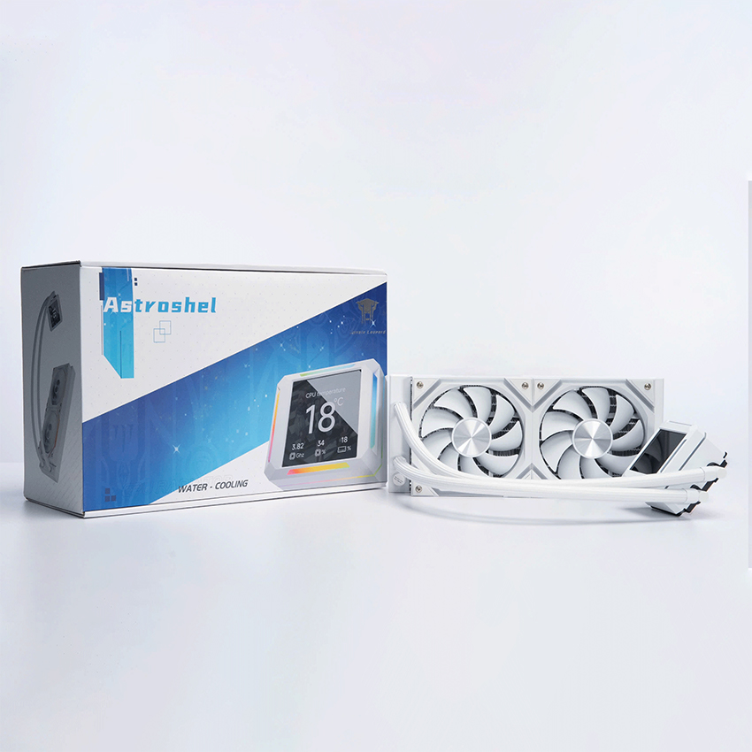 Tản nhiệt nước Leopard Astro Shell 240 ARGB Digital LCD - White