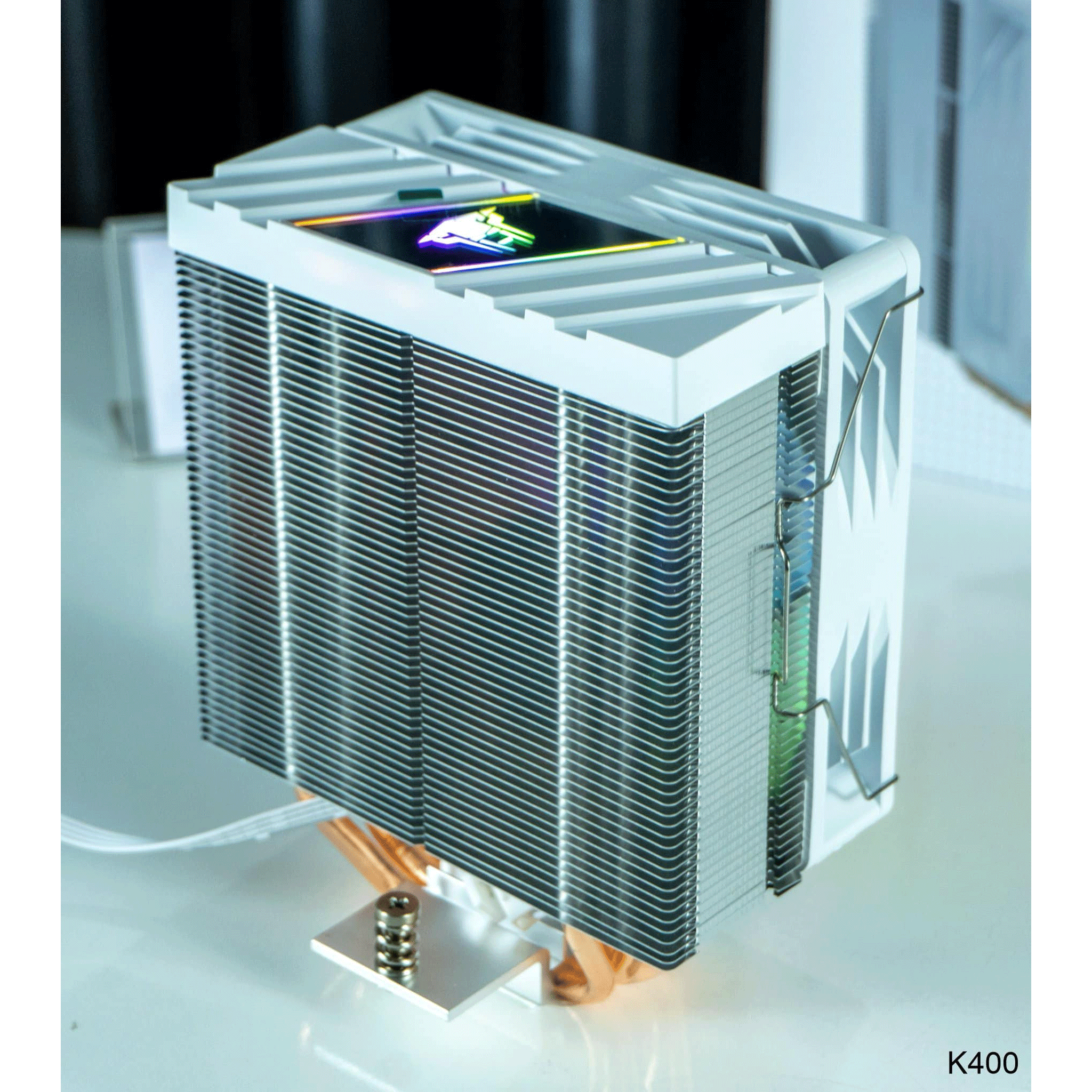 Tản nhiệt khí Leopard K400 RGB - White