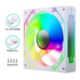 Fan HUB Coolmoon F3 ARGB Led vô cực - White