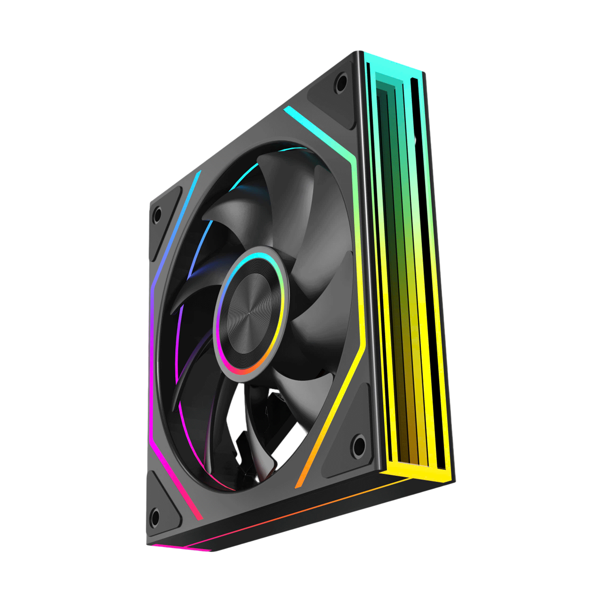 Fan lẻ Leopard Prism 4RS Ultra ARGB - Black (Gió ngược)