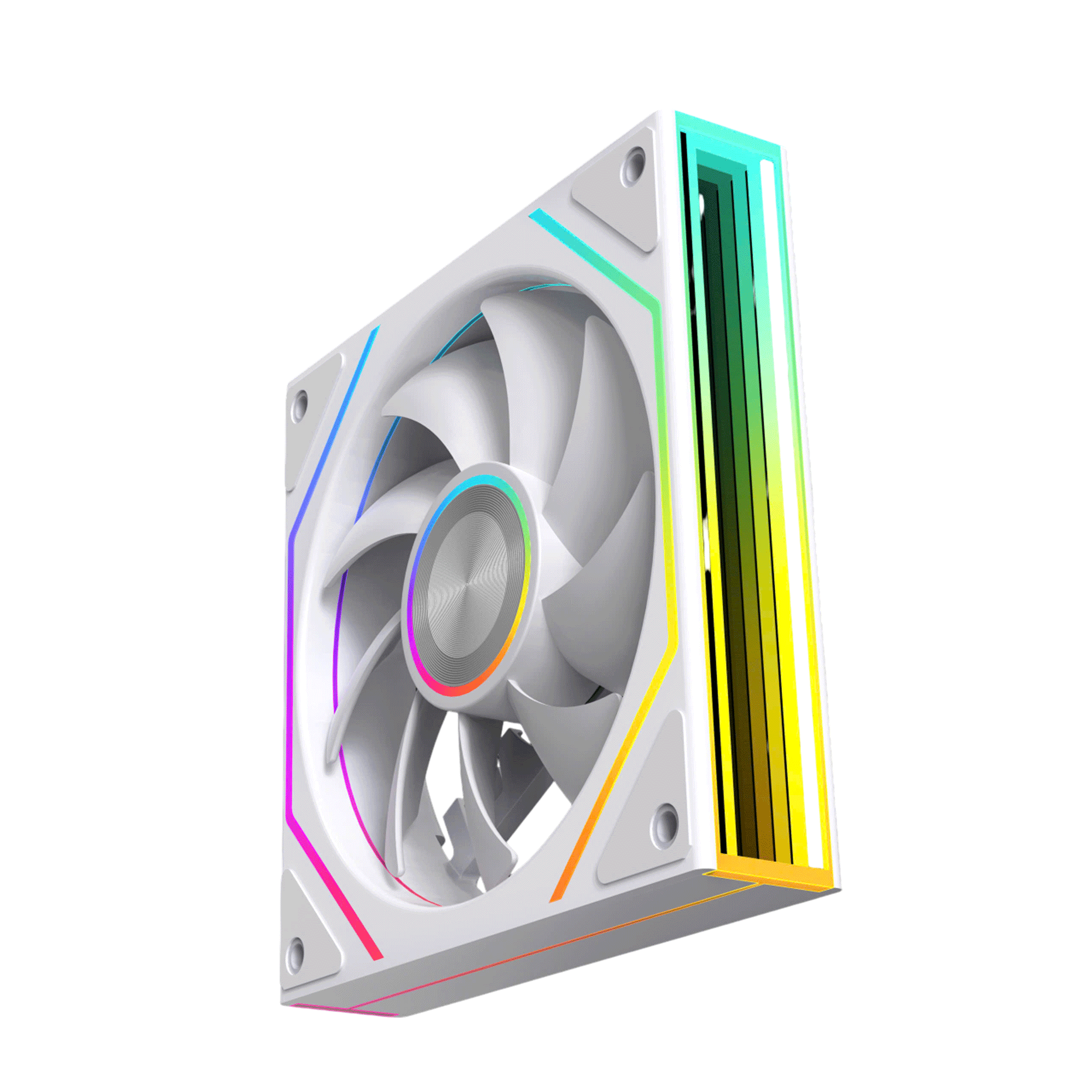 Fan lẻ Leopard Prism 4RS Ultra ARGB - White (Gió ngược)