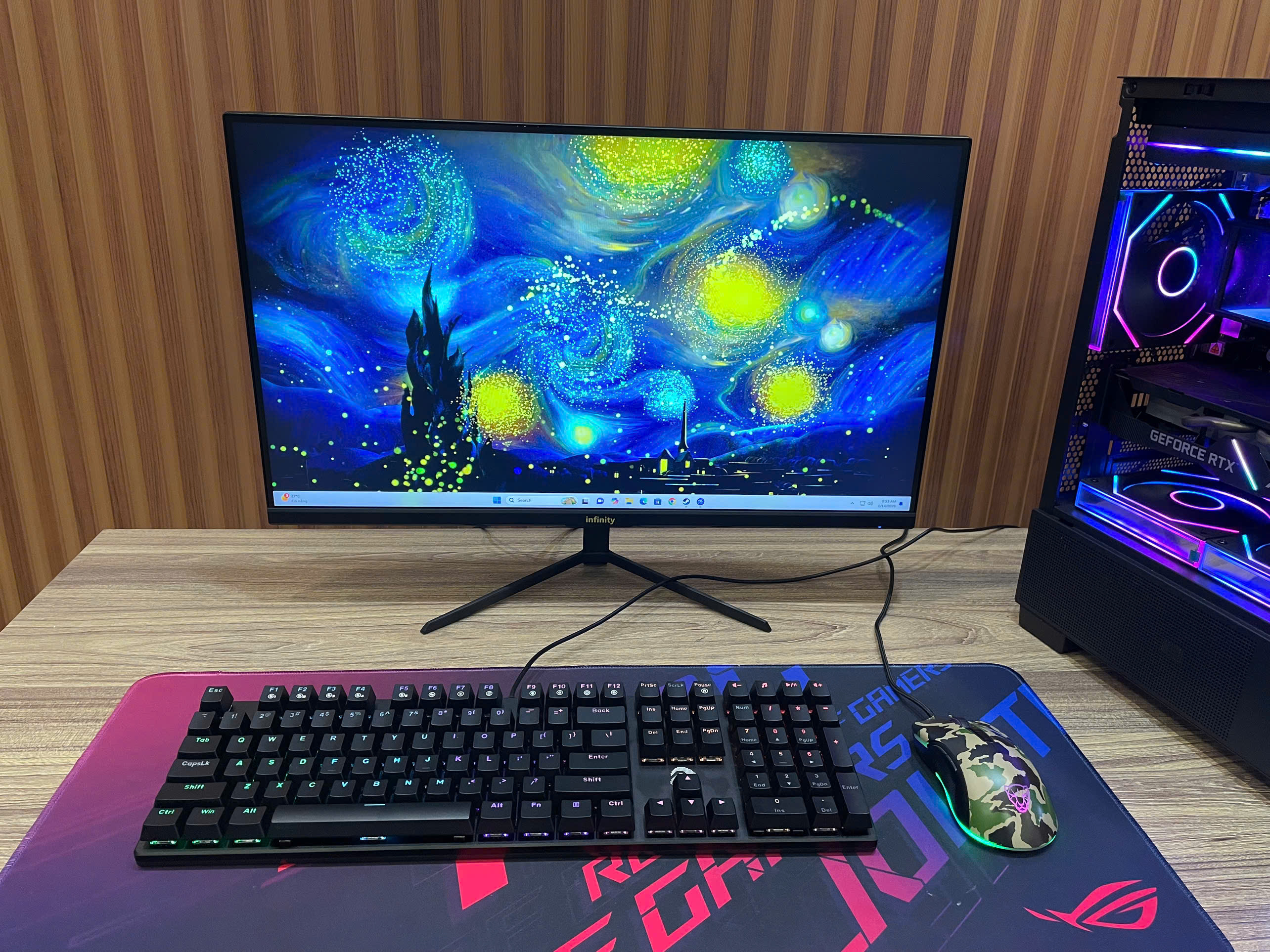 Màn hình Gaming Infinity Flash 25 - 25 inch - FHD / Fast IPS / 180Hz / 1ms / Freesync - BOX NEW