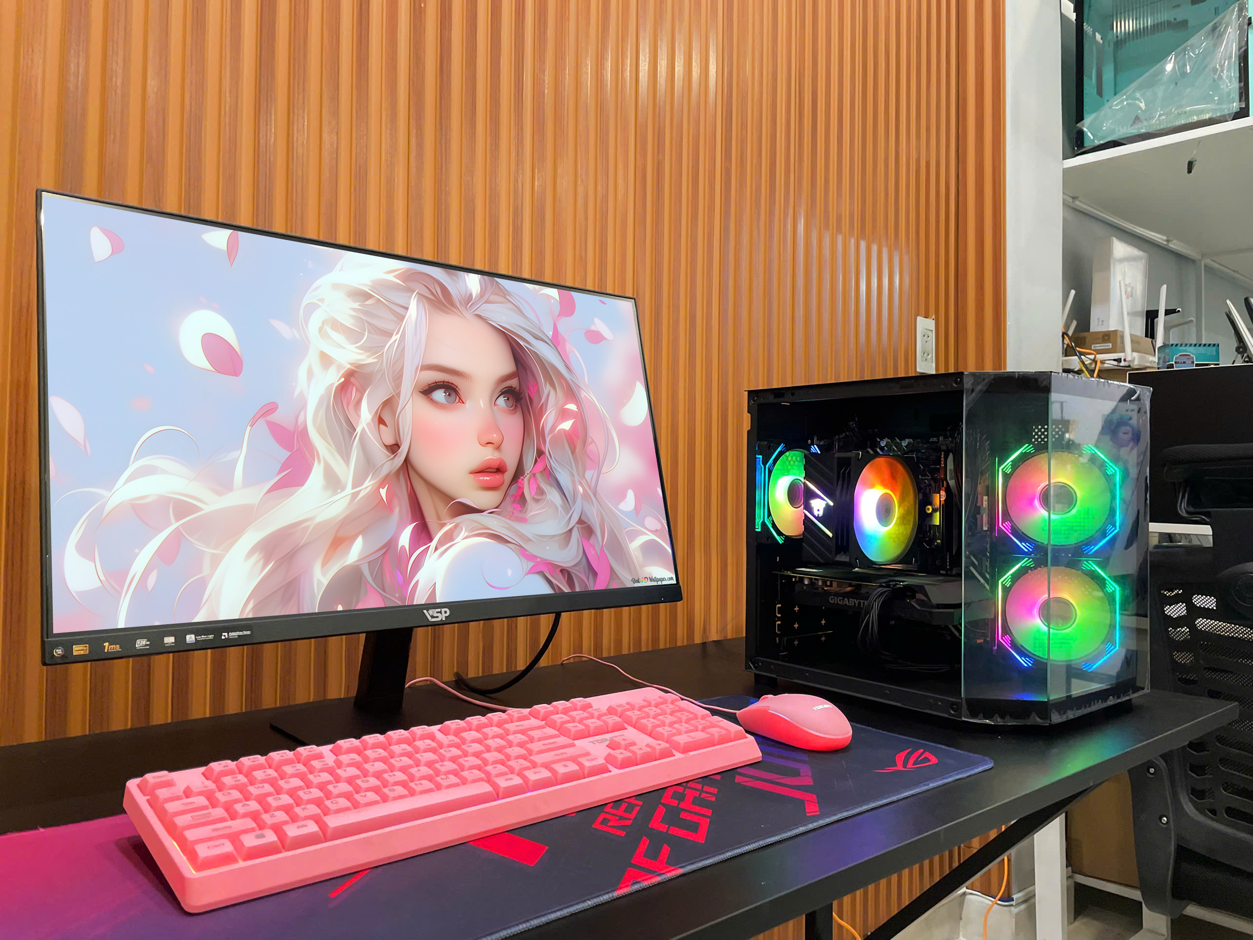 Bộ PC Gaming Đồ họa _ I5-10400F / GTX 1660 6G / 256Gb / 16Gb _ Màn 27" IPS 120Hz