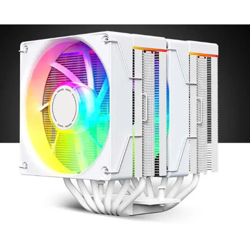 Tản nhiệt khí Leopard KF620 DGT White | ARGB Display, Trắng