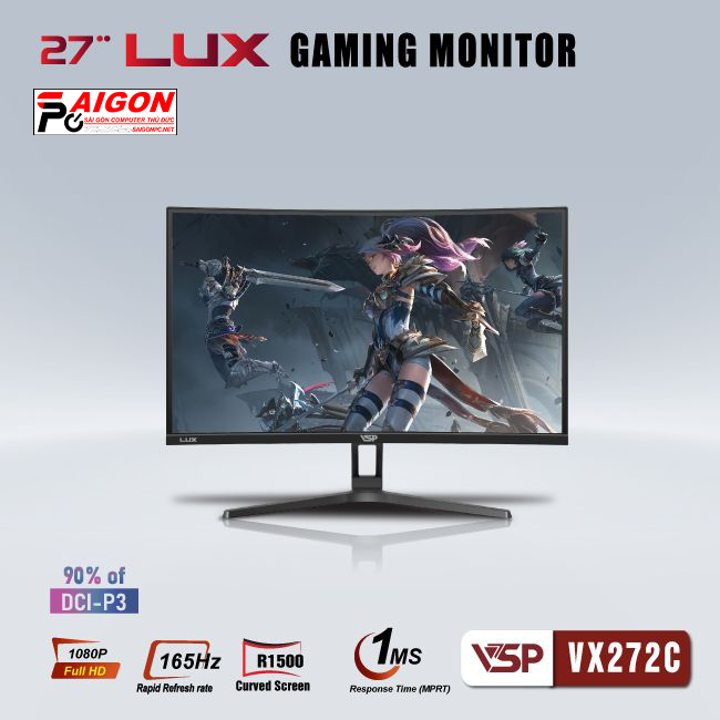 MÀN HÌNH CONG VSP VX272C - 165HZ - 1MS