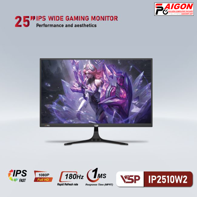 MÀN HÌNH VSP FAST IPS - IP2510W2 - 25 INCH - 180HZ