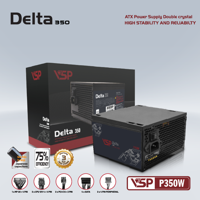 Nguồn Máy Tính VSP DELTA P350W