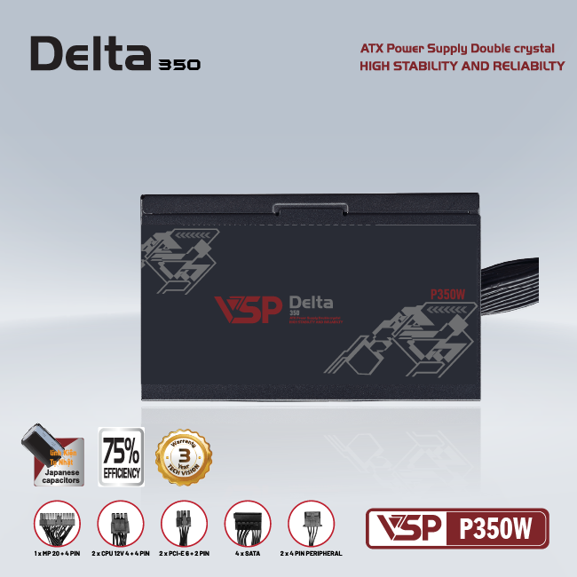 Nguồn Máy Tính VSP DELTA P350W