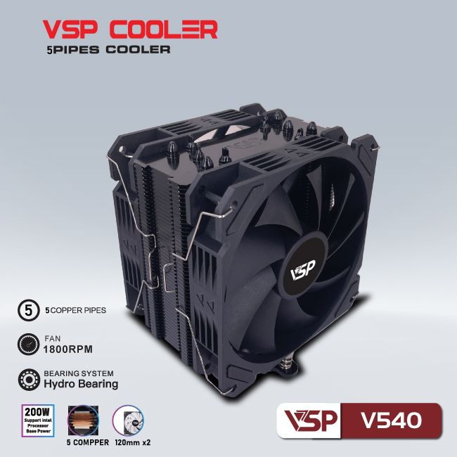 Tản Nhiệt CPU VSP Cooler V540