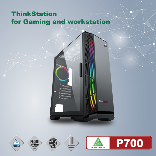 CASE VSPTECH THINKSTATION P700 FOR GAMING AND WORKSTATION