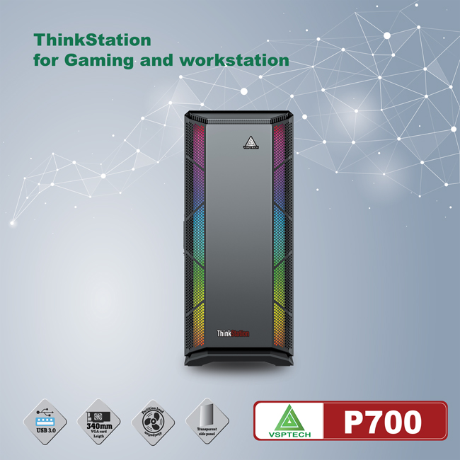 CASE VSPTECH THINKSTATION P700 FOR GAMING AND WORKSTATION