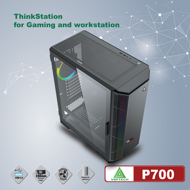 CASE VSPTECH THINKSTATION P700 FOR GAMING AND WORKSTATION