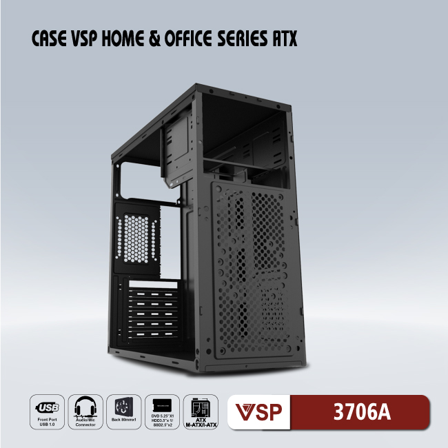 Vỏ nguồn máy tính VSP 3706A