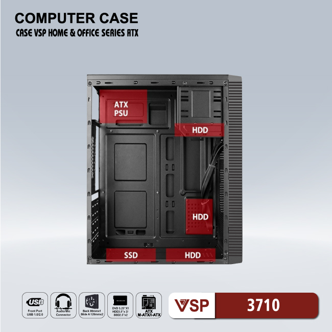 COMPUTER CASE VSP 3710