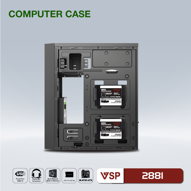 Vỏ Case máy tính VSP 2881
