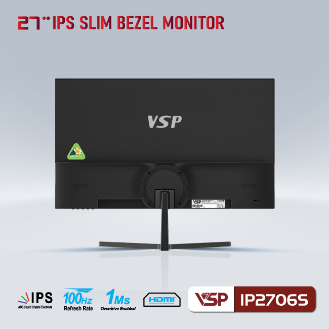 Màn hình VSP IPS 27inch tràn viền IP2706S