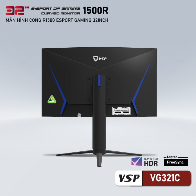 Màn hình cong VSP FHD 32inch ESport Gaming VG321C