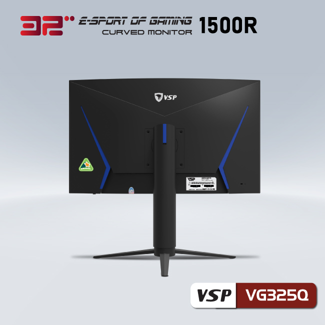 Màn hình cong VSP 2K 32inch ESport Gaming VG325Q