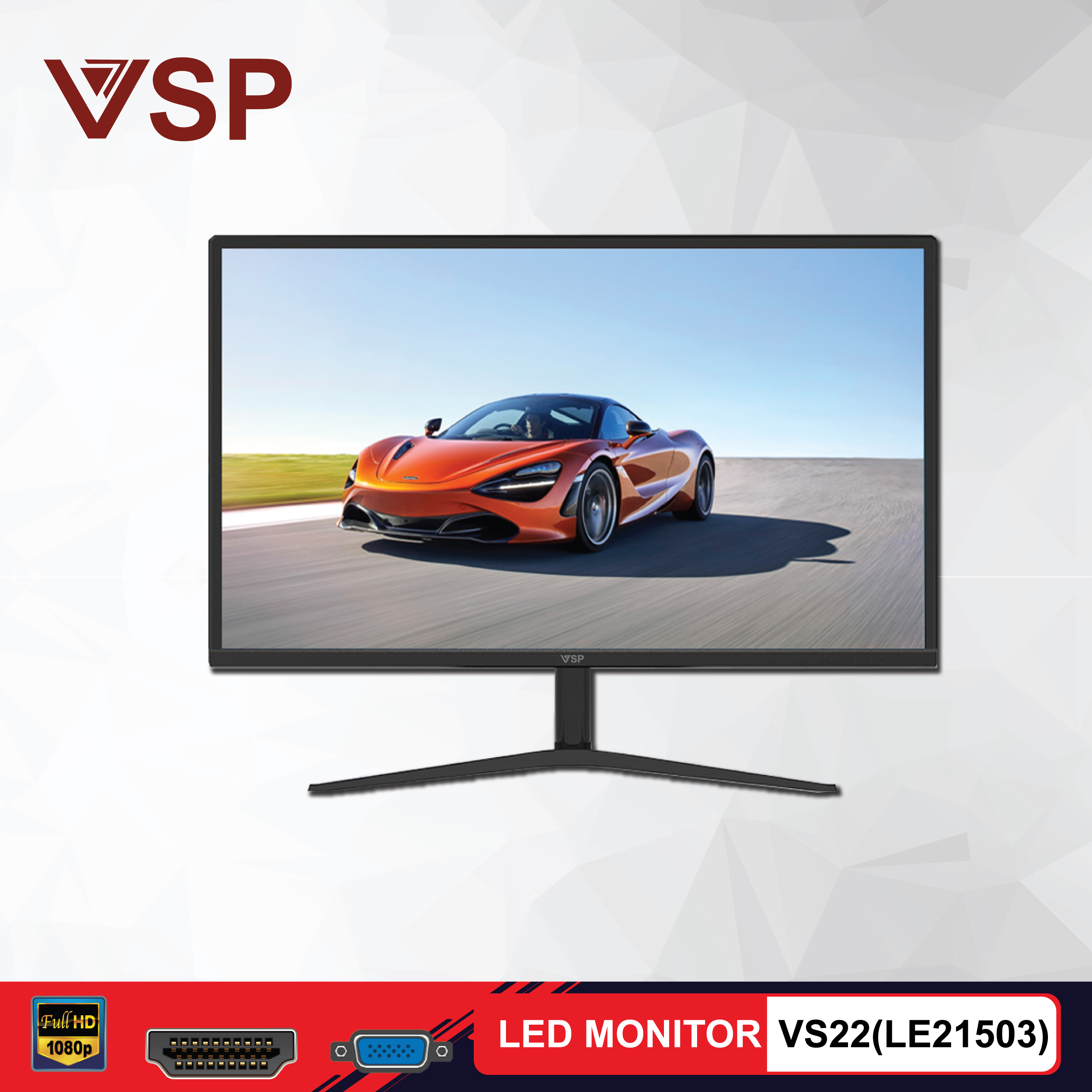 LCD 22" VSP  VS21.5(LE21503) Đen
