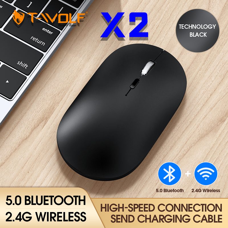 Chuột T-Wolf Bluetooth/Wireless X2