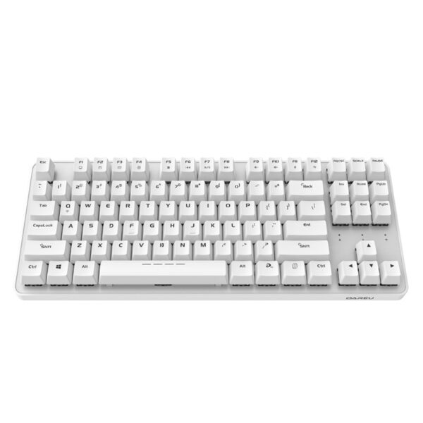 Bàn phím cơ DareU EK807G - White | Không dây, Red Switch