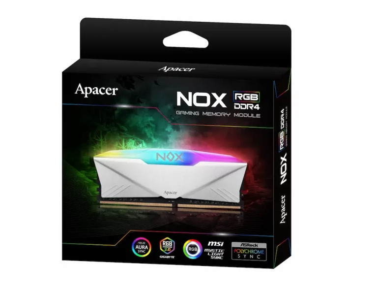 Ram Apacer NOX RGB 8GB DDR4 Bus 3200MHz White