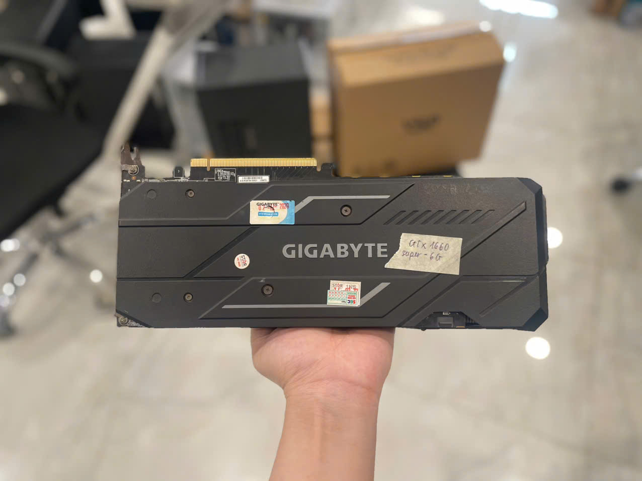 VGA GTX 1660 SUPER GIGA 3 FAN 6G Mát Đẹp Mạnh!!