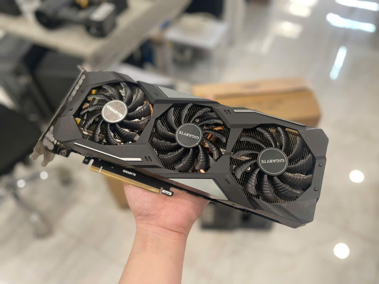 VGA GTX 1660 SUPER GIGA 3 FAN 6G Mát Đẹp Mạnh!!